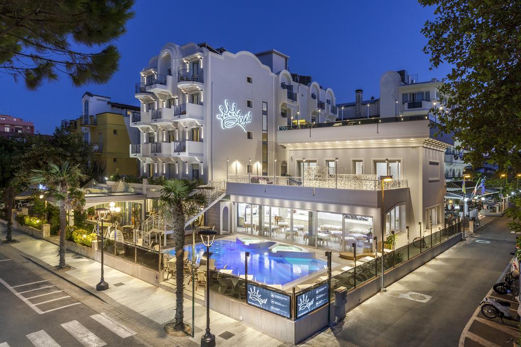 Royal Boutique Hotel Riccione Exterior foto